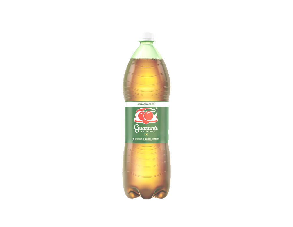 GUARANÁ ANTARCTICA SEM AÇÚCARES PET 2 L (PCT 6 UN)